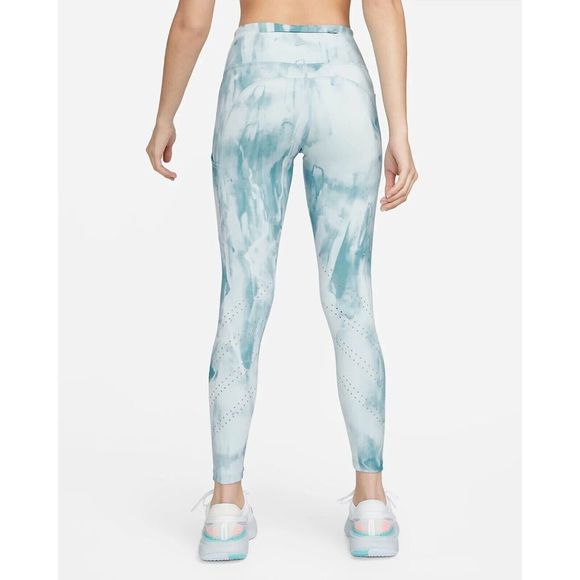 Nike DM7716 Women's Sz S Blue/Slate Epic Luxe Mid-Rise 7/8 Running Tights $110 - Picture 8 of 9